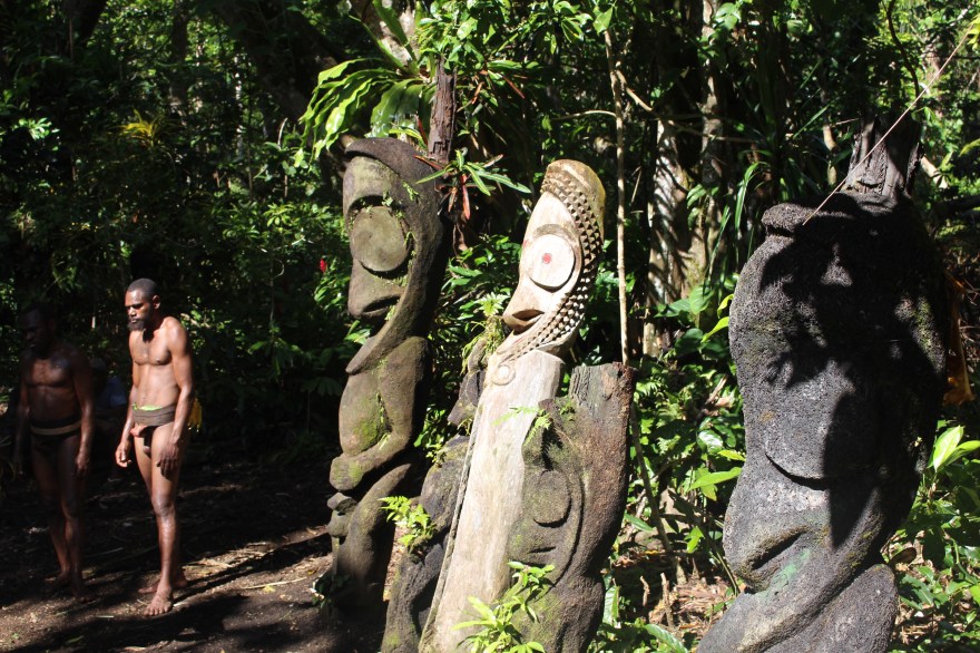 Vanuatu Man with Drums